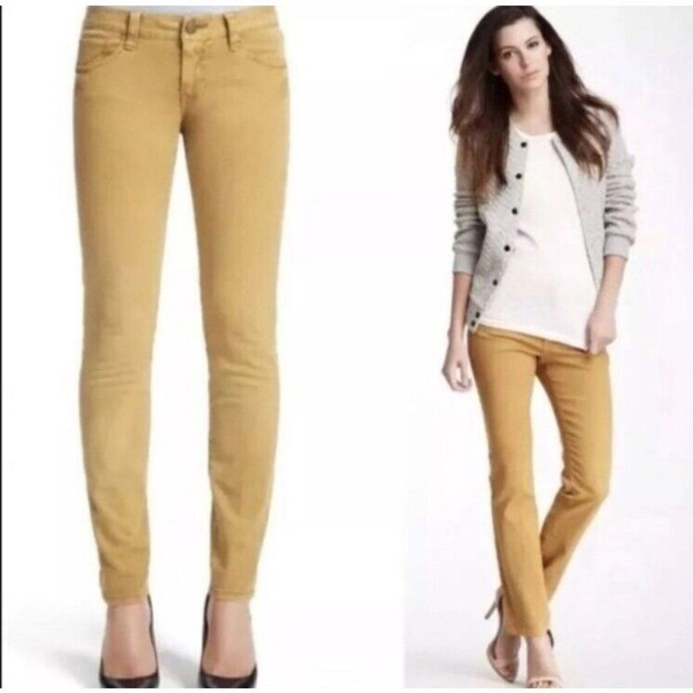 Cabi #502 Ruby Gold Skinny Jeans Size 6